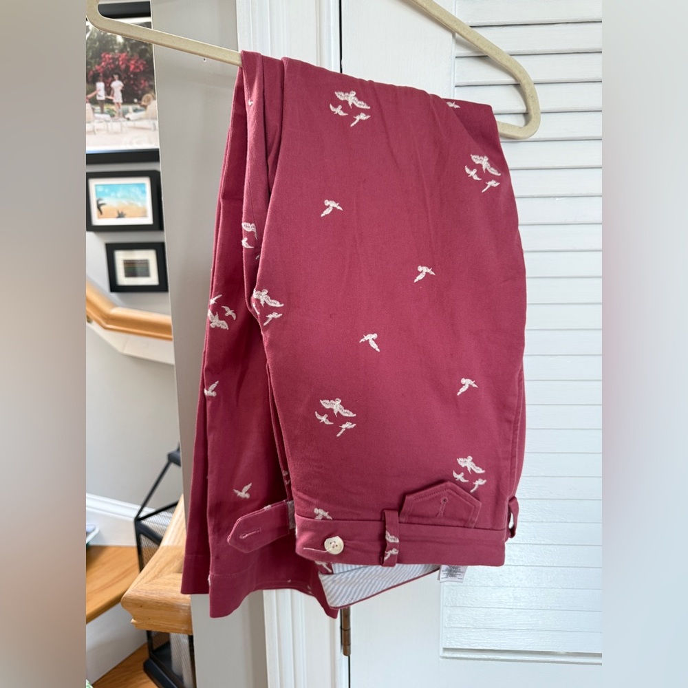 Brooks Brothers Embroidered Seagull Chino Pants